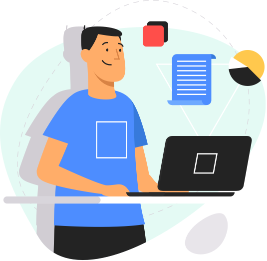 Software developer creating a digital product